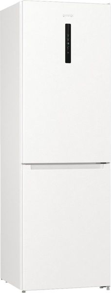 Холодильник з нижн. мороз. камерою Gorenje, 185х60х60см, 2 двері, 210(110)л, А++, Total NF, Зона св-ті, Зовн. Диспл, NRK6192AW4 фото