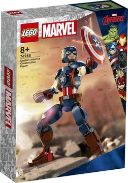 Конструктор LEGO Marvel Фігурка Капітана Америка для складання (76258) 76258 фото