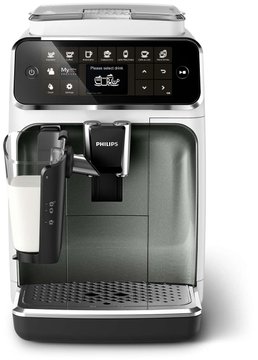 Кофемашина Philips Series 4300, 1.8л, зерно+молотая, автомат.капуч, авторецептов -8, белый (EP4343/70) EP4343/70 фото