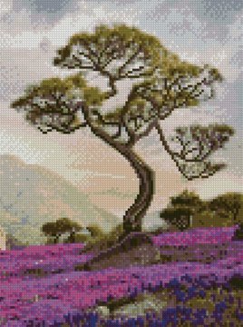 Алмазна мозаїка "Загадкове дерево" Strateg 30х40 см (HX181) HX181 фото