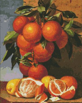 Алмазна мозаїка "Апельсини та лимони" Ідейка 40х50 см (AMO7246) AMO7246 фото