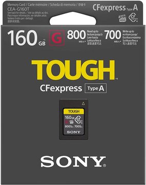 Карта пам'яті Sony CFexpress Type A 160GB R800/W700MB/s Tough (CEAG160T.SYM) CEAG160T.SYM фото
