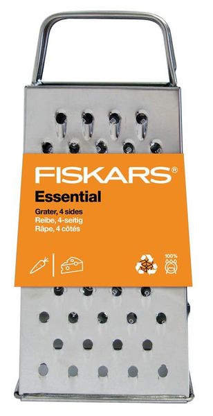 Терка 4-х стороння Fiskars Essential, нерж. сталь (1065589) 1065589 фото