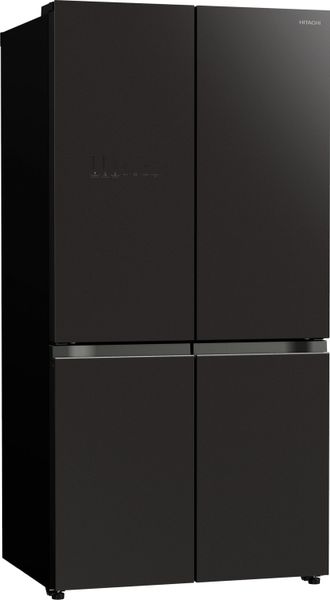 Холодильник Hitachi багатодверний, 184x90х72, холод.відд.-372л, мороз.відд.-196л, 4дв., А+, NF, інв., зона нульова, вакуум, льодоген., сірий (скло) (R-WB720VUC0GMG) R-WB720VUC0GMG фото