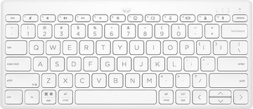 Клавіатура HP 350 Compact Multi-Device BT UKR white 692T0AA фото