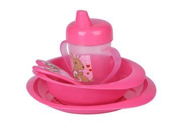 Набор для кормления 12м+ 5 предметов (розовый) Nuvita (NV1495Pink) NV1495Pink фото