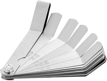 Щупи вимірювальні Neo Tools, набір 16 пластин, 0.127-0.508мм (11-192) 11-192 фото