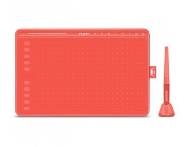 Графічний планшет Huion 10"x6.35" HS611 USB-C,червоний (HS611CR_HUION) HS611CR_HUION фото