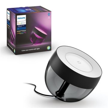 Настільний світильник розумний Philips Hue Iris, 2000K-6500K, RGB, ZigBee, Bluetooth, димування, чорний 929002376201 фото