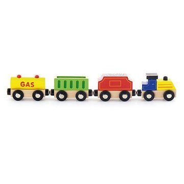 Набор для железной дороги Viga Toys Грузовой поезд с топливом (50820) 50820 фото