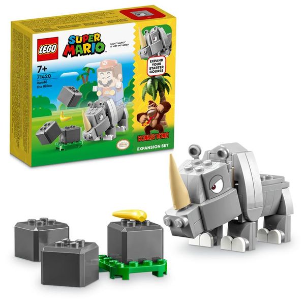 Конструктор LEGO Super Mario Носорог Рамби. Дополнительный набор (71420) 71420 фото
