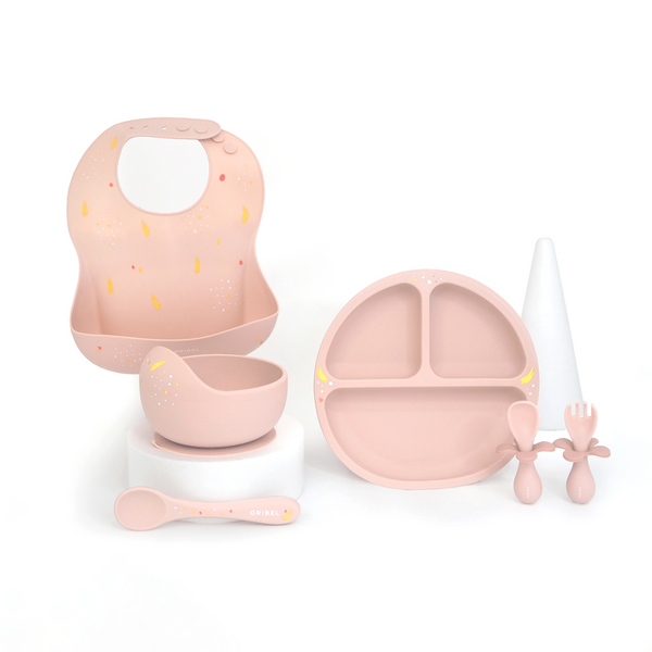 Набор посуды Oribel Cocoon ложка и розовая миска (OR220-90013) OR220-90013 фото