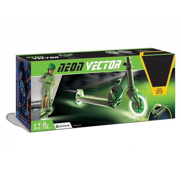 Самокат Neon Vector Зелений N101177 - Уцінка N101177 фото