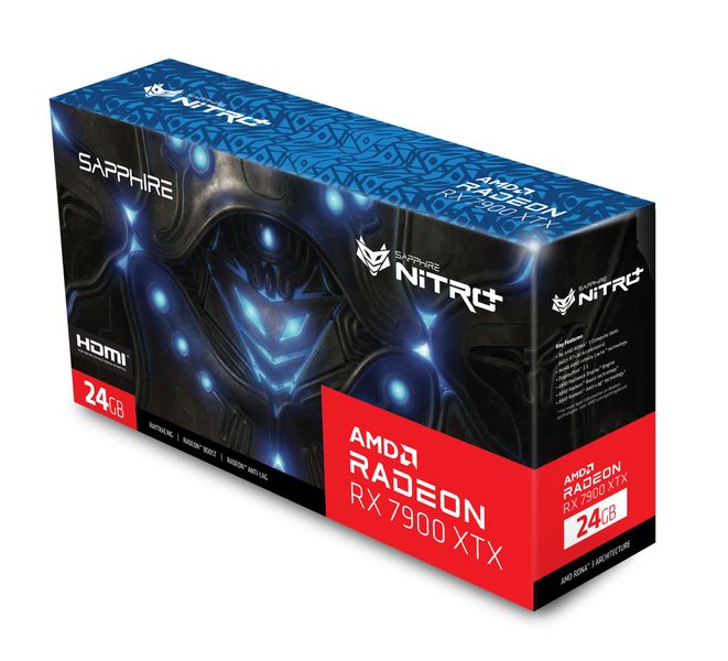 Відеокарта Sapphire Radeon RX 7900 XTX 24GB GDDR6 Nitro+ Gaming OC VAPOR-X (11322-01-40G) 11322-01-40G фото