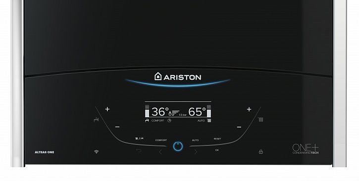 Котел газовый Ariston ALTEAS ONE NET 24, конденсационный, двухконтурный, 24 кВт, Wi-Fi. (3301771) 3301771 фото