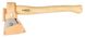 Сокира універсальна Neo Tools Bushcraft, рукоятка дерев'яна з ясеню, шкіряний чохол, 34.5см, 400г (63-119)