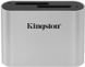 Кардрідер Kingston Workflow Dual-Slot SDHC/SDXC UHS-II Card Reader (WFS-SD)