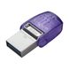 Накопичувач Kingston 64GB USB 3.2 Type-A + Type-C DT microDuo 3C R200MB/s (DTDUO3CG3/64GB)