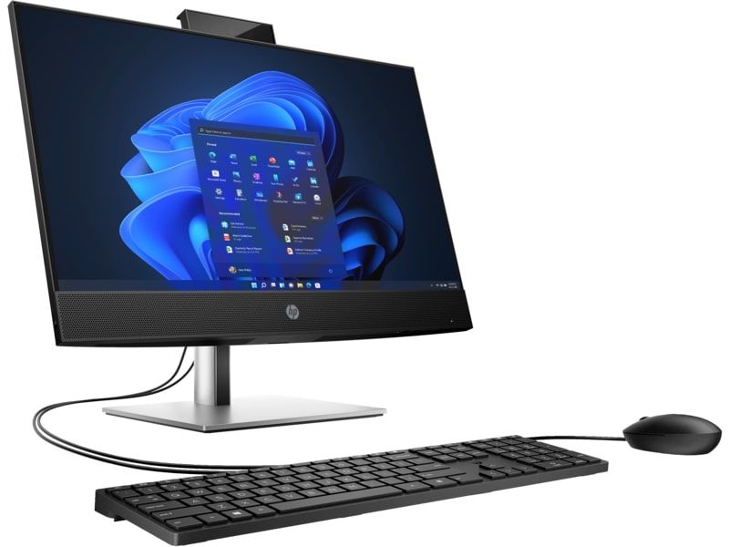 Комп'ютер персональний моноблок HP ProOne 440-G9 23.8" FHD IPS AG, Intel i5-12400T, 8GB, F256GB, UMA, WiFi, кл+м, DOS,чорний (6B1J7EA) 6B1J7EA фото