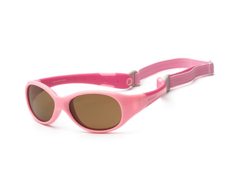 Дитячі сонцезахисні окуляри Koolsun рожеві серії Flex (Розмір: 0+) KS-FLPS000 KS-FLAG000 фото