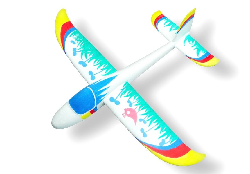 Планер метательный J-Color Hawk 600мм c комплектом красок JC-30316 фото
