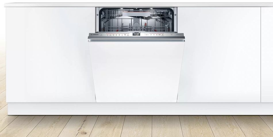 Посудомийна машина Bosch вбудовувана, 13компл., A+++, 60см, дисплей, 3й кошик, білий (SMD6ZDX40K) SMD6ZDX40K фото