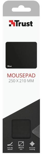 Ігрова поверхня TRUST Mouse Pad M (250х210х3мм), Чорний 24193_TRUST фото