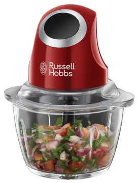 Подрібнювач Russell Hobbs Desire, 200Вт, чаша-1000мл, скло, корпус-пластик, червоний (24660-56) 24660-56 фото