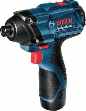 Гайковерт ударний Bosch GDR 120-LI, 12V, 1300/2600об/хв, 100Нм, М4-М12, 1.1кг, без АКБ та ЗП 0.601.9F0.000 фото