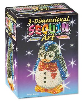 Набір для творчості 3D Пінгвін Sequin Art (SA0503) SA0503 фото