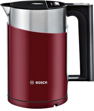 Електрочайник Bosch, 1.5л, з подвійними стінками, підтримка темп, червоний TWK861P4RU фото