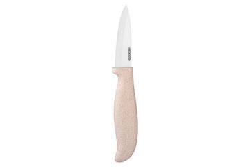 Нож керамический для овощей Ardesto Fresh 7.5 см, бежевый, керамика/пластик AR2118CS фото