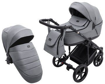 Коляска 2 в 1 Adamex Locco Tip TK-60 темно-сірий (681022) 681022 фото