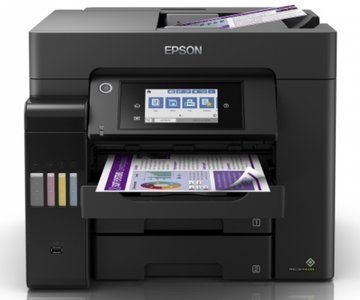 БФП ink color A4 Epson EcoTank L6570 32_32 ppm Fax ADF Duplex USB Ethernet Wi-Fi 4 inks Pigment (C11CJ29404) C11CJ29404 фото