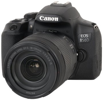 Цифр. фотокамера дзеркальна Canon EOS 850D kit 18-135 IS nano USM Black 3925C021 фото