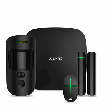 Комплект охоронної сигналізації Ajax StarterKit Cam чорний 000016586 000016586 фото