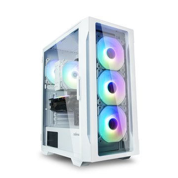 Корпус Zalman I3 Neo TG, без БП, 1xUSB3.0, 2xUSB2.0, 4x120mm ARGB fans, TG Side/Front Panel, ATX, белый I3NEOTGWHITE фото