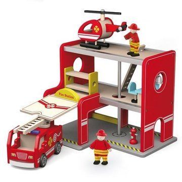 Деревянный игровой набор Viga Toys Пожарная станция (50828) 50828 фото