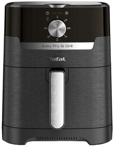 Мультипечь Tefal Air Fry&Grill, 1550Вт, чаша-4,2л, кнопочное управление, пластик, черный (EY501815) EY501815 фото
