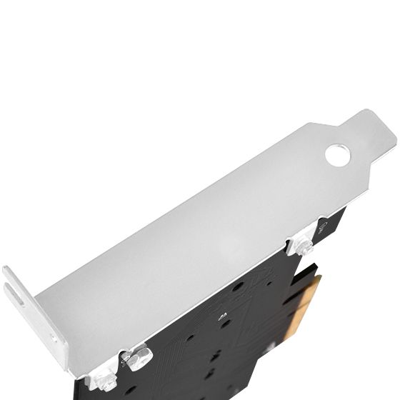 Плата-адаптер PCIe x4 для SSD m.2 NVMe + SATA 2230, 2242, 2260, 2280 (SST-ECM20) SST-ECM20 фото