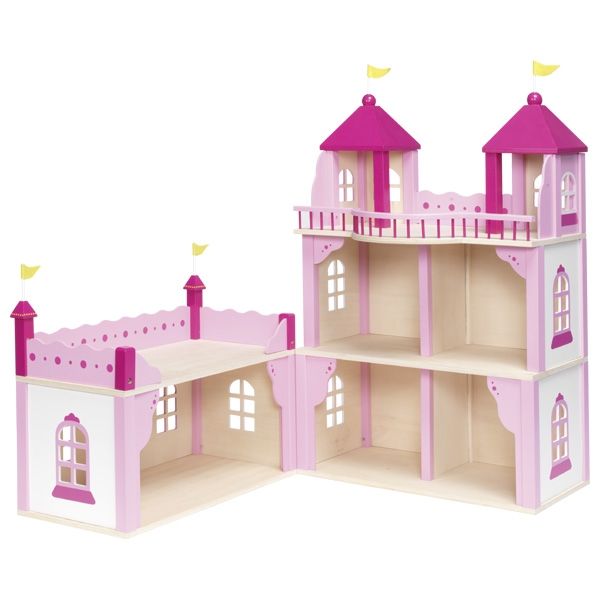 Кукольный домик Замок 2 этажа, закрывающийся Goki 51772G - Уцінка 51772G фото