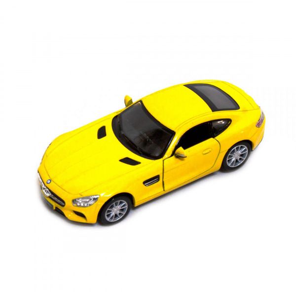 Колекційна іграшкова модель машинки Mercedes-AMG 5 інерційна Жовтий (KT5388W(Yellow)) KT5388W(Yellow) фото