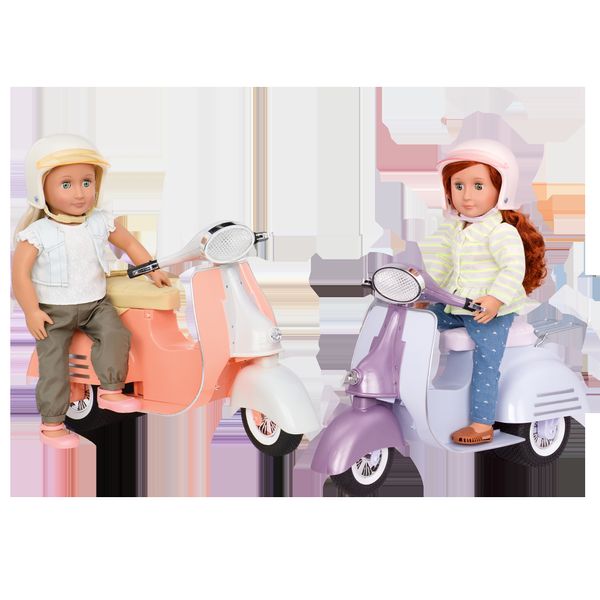 Транспорт для кукол-Скутер бежевый Our Generation BD37361Z - Уцінка BD37361Z фото