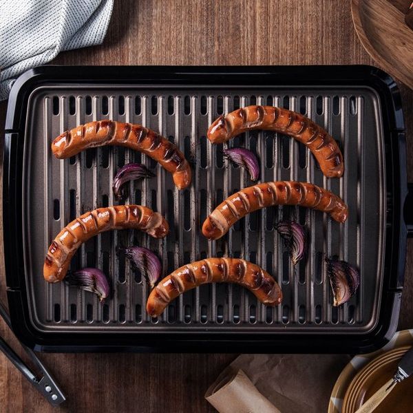 Гриль George Foreman барбекю Smokeless BBQ Grill, 1606Вт, темп. режимов-3, съемные пластины, пластик, черный (25850-56) 25850-56 фото