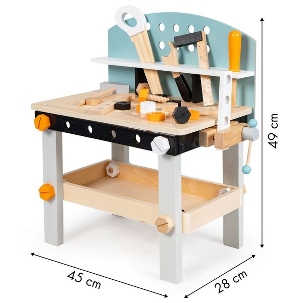 Деревянная мастерская с инструментами Ecotoys, 32 эл. (1176N) 1176N фото