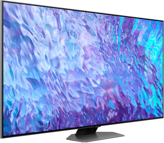 Телевизор 75" Samsung QLED 4K UHD 100Hz Smart Tizen Carbon-Silver (QE75Q80CAUXUA) QE75Q80CAUXUA фото