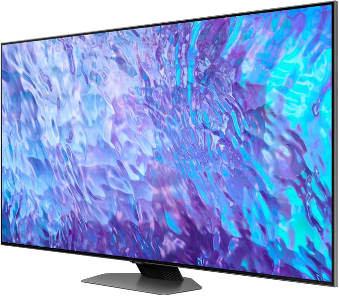 Телевизор 75" Samsung QLED 4K UHD 100Hz Smart Tizen Carbon-Silver (QE75Q80CAUXUA) QE75Q80CAUXUA фото