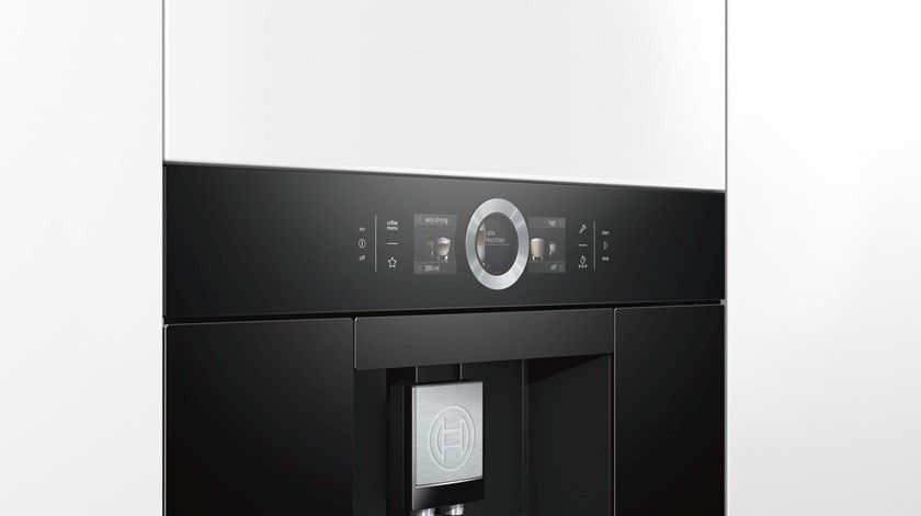 Кавомашина Bosch вбудовувана, 2.4л, зерно+мелена, автомат.капуч, LED-дисплей, авторецептів -8, чорно-срібний CTL636ES1 фото