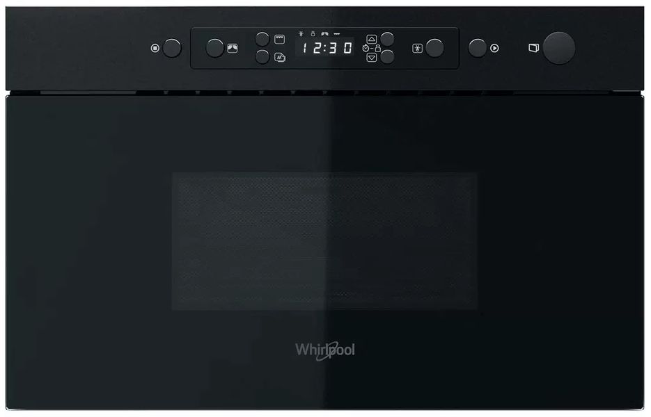 Микроволновая печь Whirlpool встраиваемая, 22л, электронное упр., 750Вт, гриль, дисплей, черный MBNA920B фото