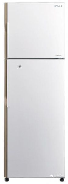 Холодильник Hitachi с верхн. мороз., 158x55х65, холод.отд.-176л, мороз.отд.-54л, 2дв., А+, NF, инв., нерж. R-H330PUC7BSL (R-H330PUC7PWH) R-H330PUC7PWH фото